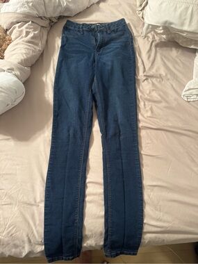 Fashion Nova Skinny Jeans in Dark Blue Wash